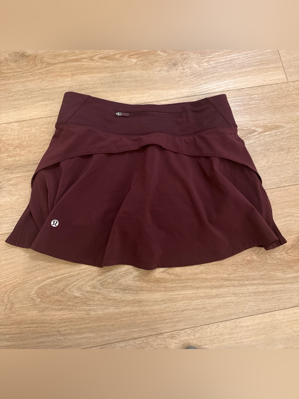 Lululemon Play Off The Pleats Tennis Skirt Cassis Skort/Short Size 4 - Picture 2 of 9